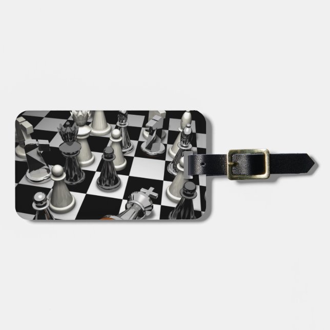 Schach Gepäckanhänger (Vorderseite horizontal)
