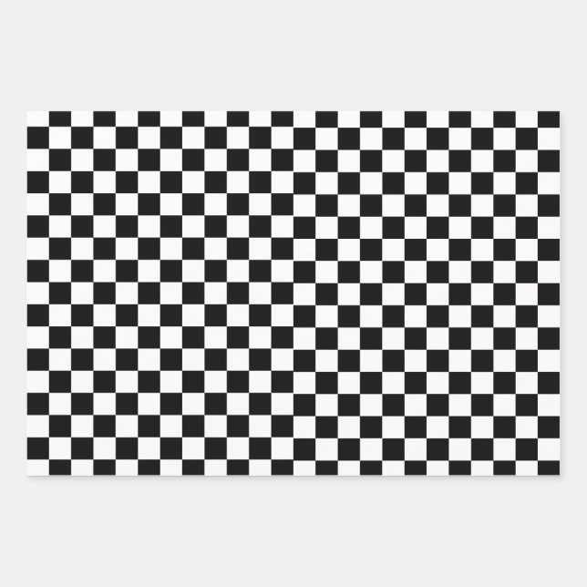 Schach Geschenkpapier Set (Vorderseite)