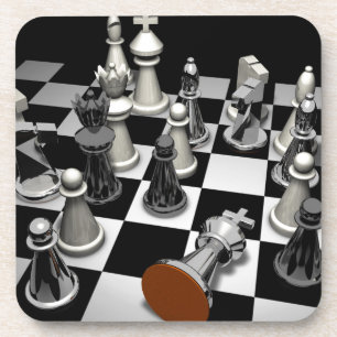 Schach Getränkeuntersetzer