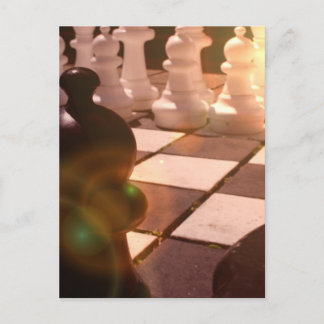 Schach-Großmeisterpostkarte Postkarte