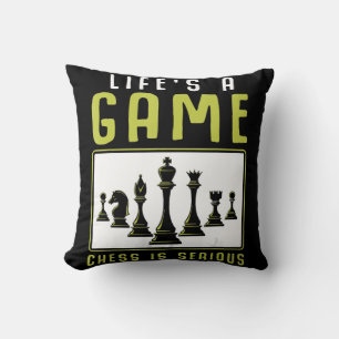 Schach Herzschlag Schachmeister Schachclub Kissen