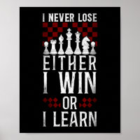 Schach ich nie verlieren, entweder gewinne ich ode