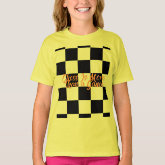 "Schach ist mehr als ein Spiel" Schachbrett-Grafik T-Shirt