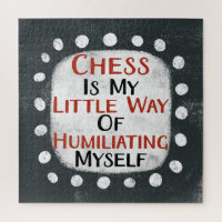 Schach ist mein kleines Jigsaw-Puzzle