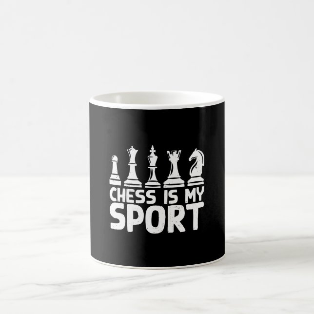Schach ist mein Sport Kaffeetasse (Mittel)