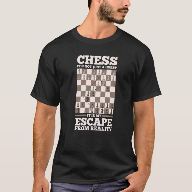 Schach ist nicht nur mein Hobby, es ist meine Fluc T-Shirt (Vorderseite)
