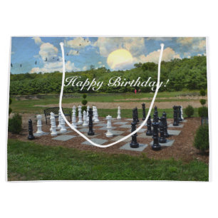 Schach jedermann glücklich Geburtstag! Große Geschenktüte