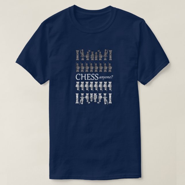 Schach jemanden? T-Shirt (Design vorne)