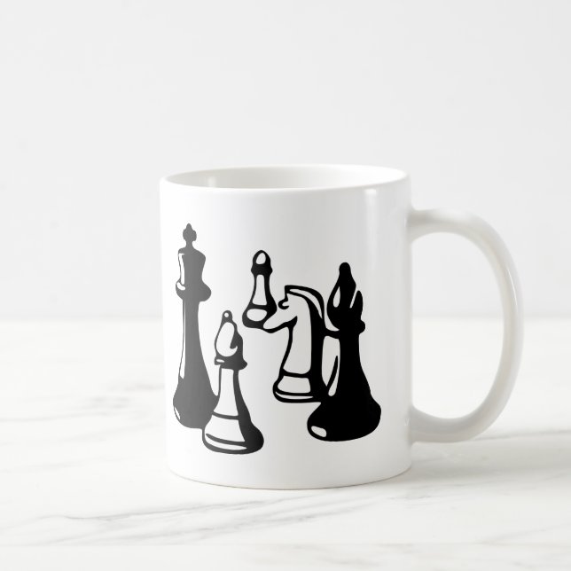 Schach Kaffeetasse (Rechts)