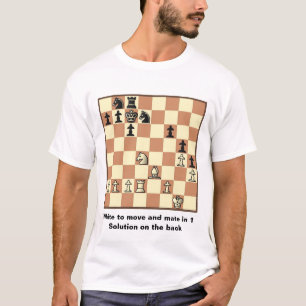 Schach-Kamerad in 1 grundlegendem T - Shirt des