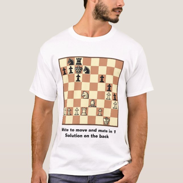 Schach-Kamerad in 1 grundlegendem T - Shirt des (Vorderseite)