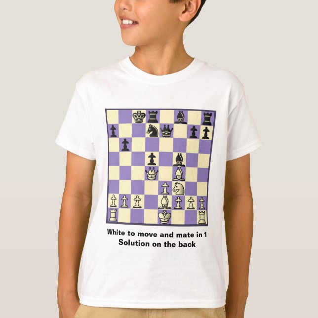 Schach-Kamerad in 1 Puzzlespiel #2 scherzt T - T-Shirt (Vorderseite)