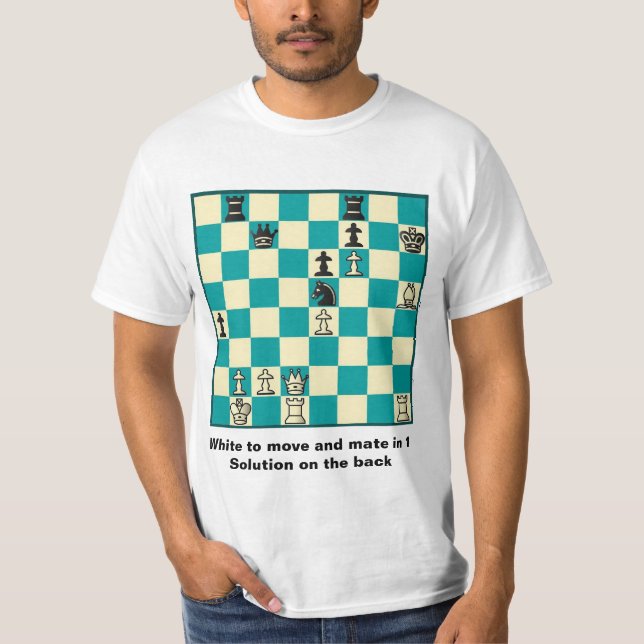Schach-Kamerad in 1 Wert-T - Shirt des (Vorderseite)