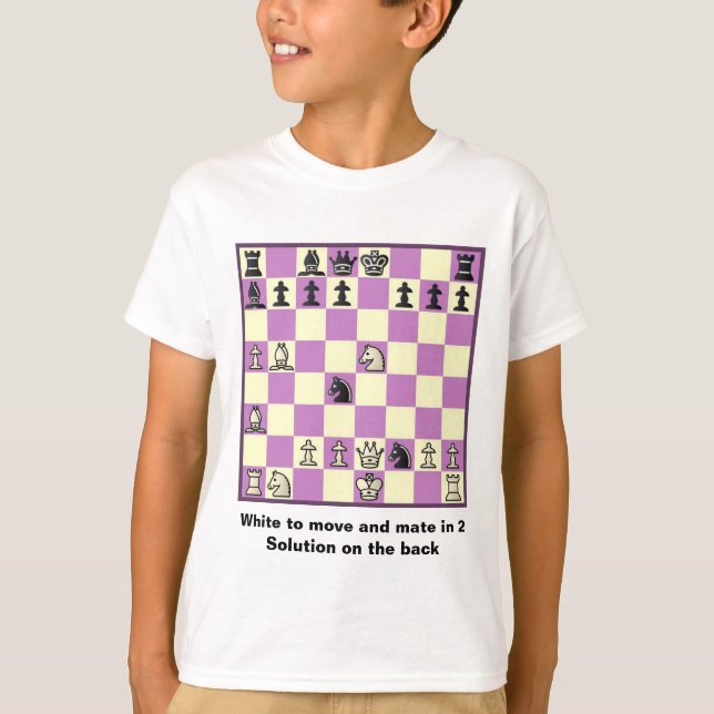 Schach-Kamerad in 2 Puzzlespiel #3 T-Shirt (Vorderseite)