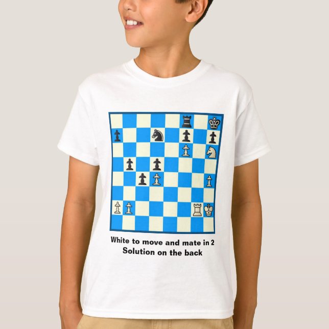 Schach-Kamerad in 2 Puzzlespiel #5 T-Shirt (Vorderseite)