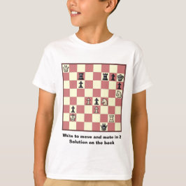 Schach-Kamerad in 2 Puzzlespiel #6 T-Shirt