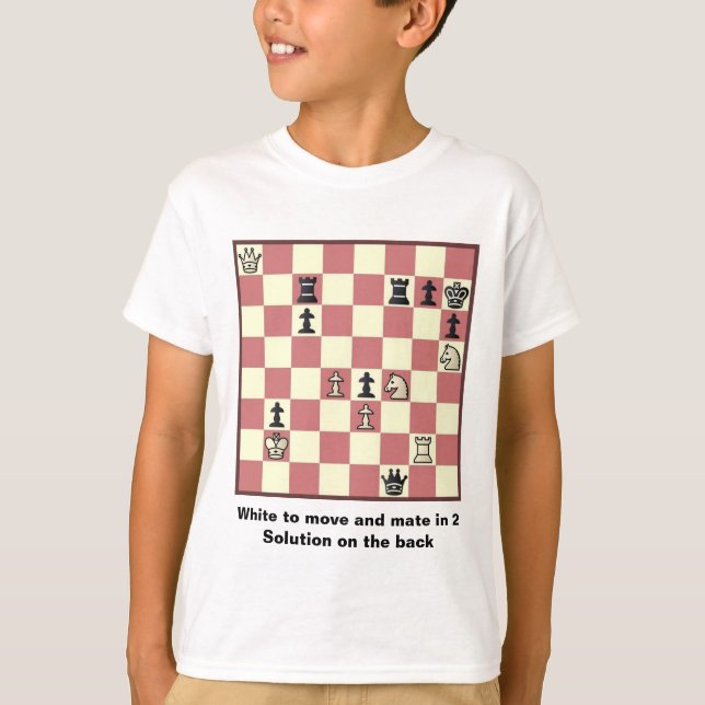 Schach-Kamerad in 2 Puzzlespiel #6 T-Shirt (Vorderseite)