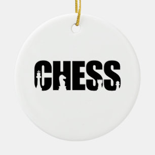 Schach Keramik Ornament