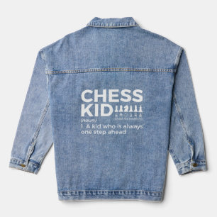 Schach-Kid-Definition-Schachspieler Jeansjacke