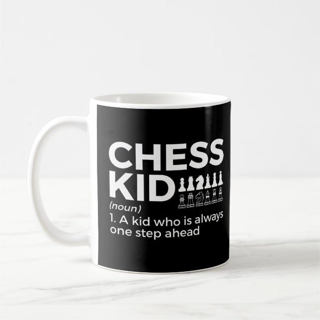 Schach-Kid-Definition-Schachspieler Kaffeetasse (Links)