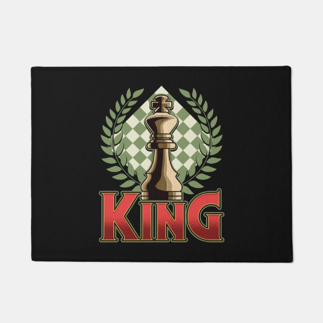 Schach King Fußmatte (Vorderseite)