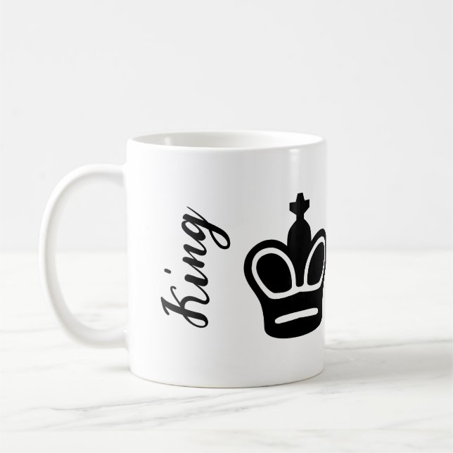 Schach King Kaffeetasse (Links)