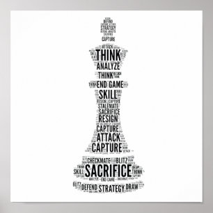 Schach King Poster