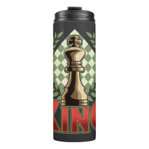 Schach King Thermosbecher