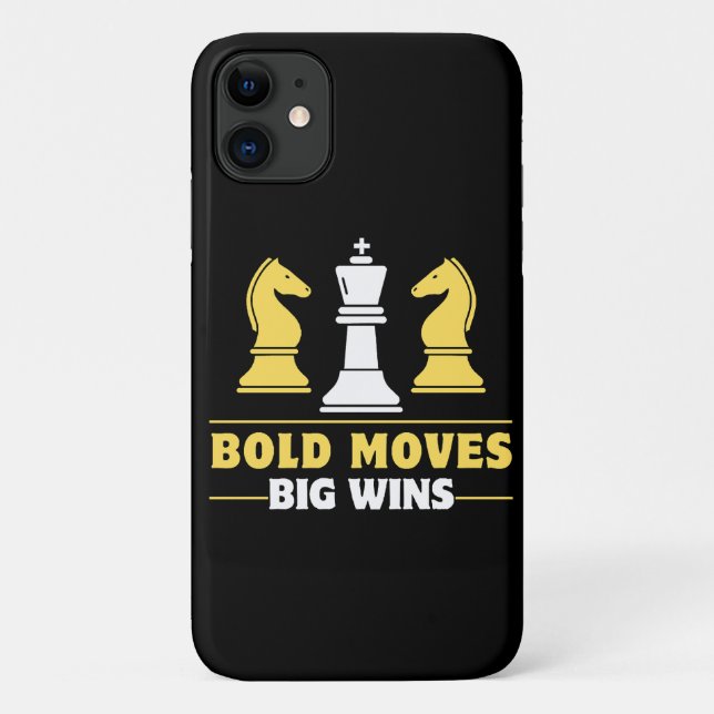 Schach - Kühne Bewegungen, große Siege Case-Mate iPhone Hülle (Rückseite)