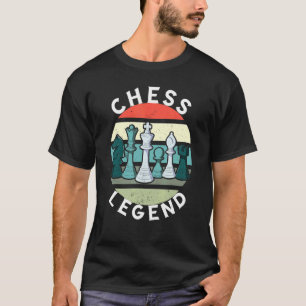Schach-Legende Retro-Vintage Schach-Player Piec T-Shirt