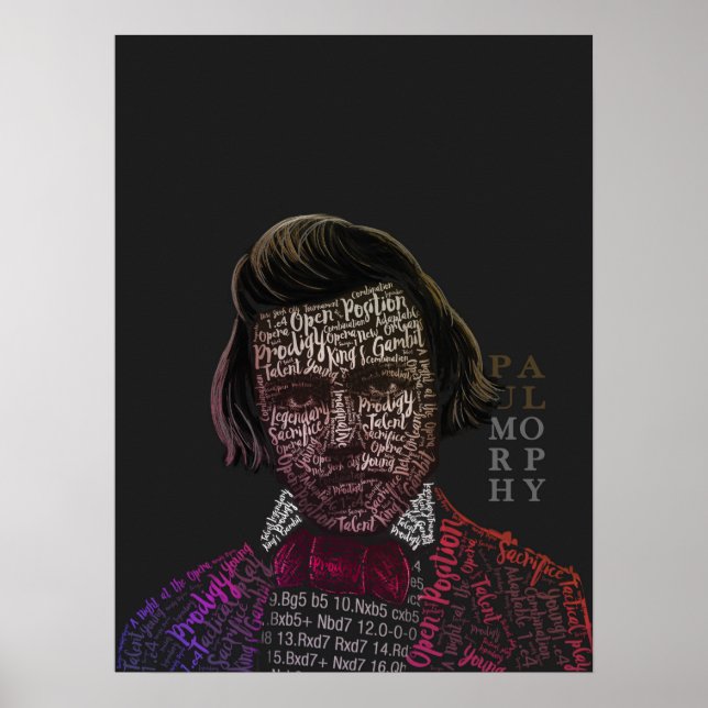 Schach Legends: Paul Morphy Poster (Vorne)