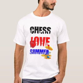 Schach-Liebe Sommer T-Shirt