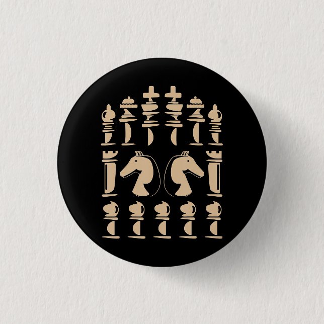 Schach:Lover | Ritterschachschach Button (Vorderseite)