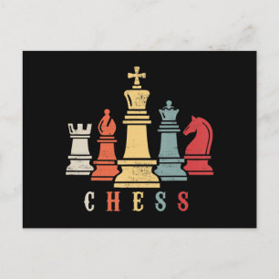 Schach Lover Schach-Set-Gutschein Postkarte