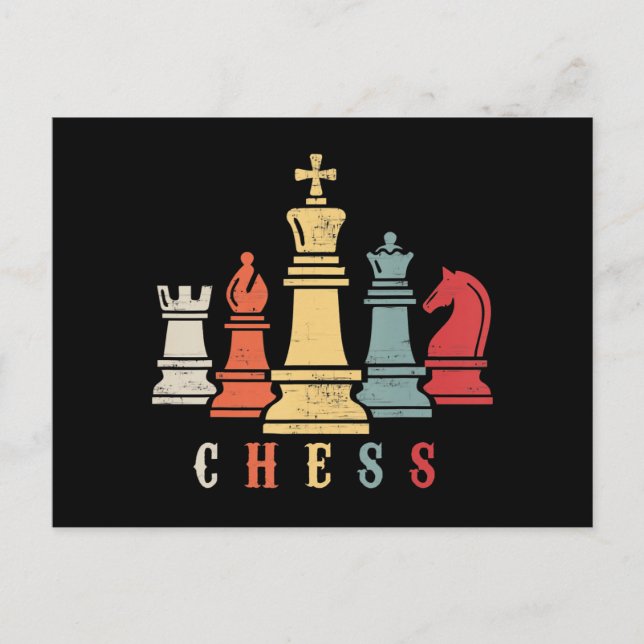 Schach Lover | Schach-Set-Gutschein Postkarte (Vorderseite)