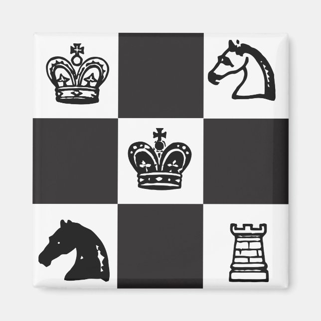 Schach Magnet (Vorne)