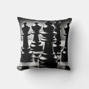 "Schach Masterpiece Pillow - Elegantes Stofftier C Kissen