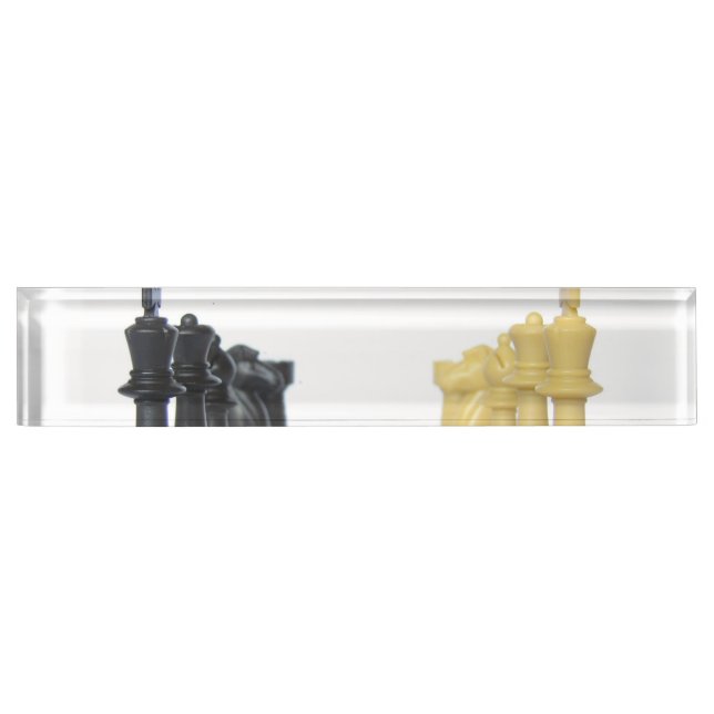 Schach-Meister Namensplakette (Vorderseite)