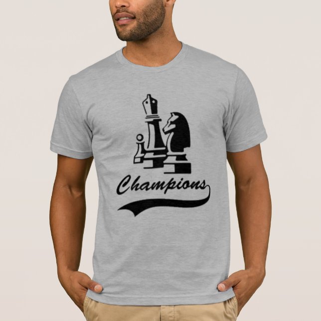 Schach-Meister T-Shirt (Vorderseite)