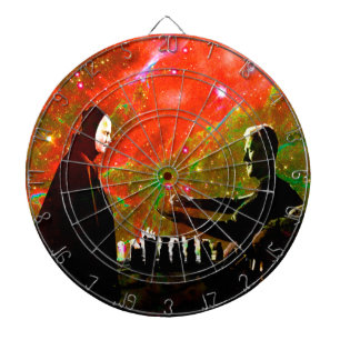 Schach mit dem Tod spielen Dartscheibe