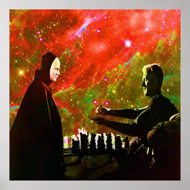 Schach mit dem Tod spielen Poster (Vorne)