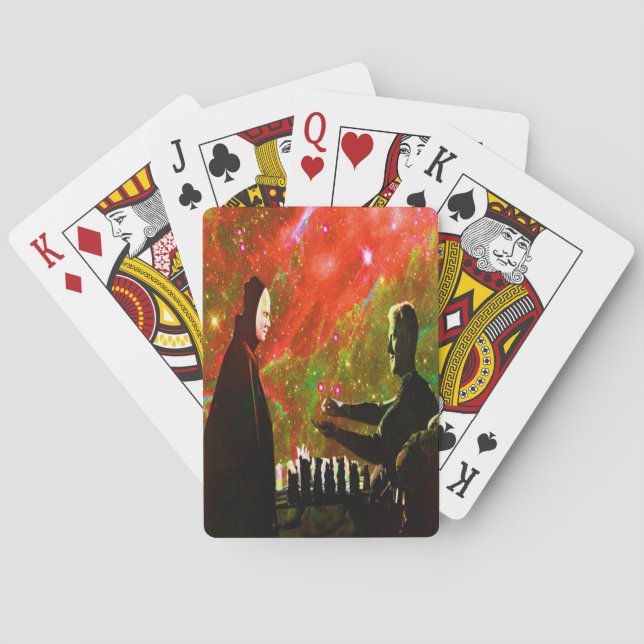 Schach mit dem Tod spielen Spielkarten (Rückseite)