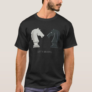 Schach mit Pferd Schachfigur Männer Frauen T-Shirt