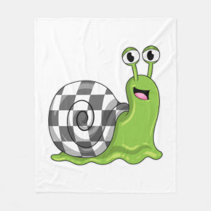 Schach mit Schachbrett Fleecedecke