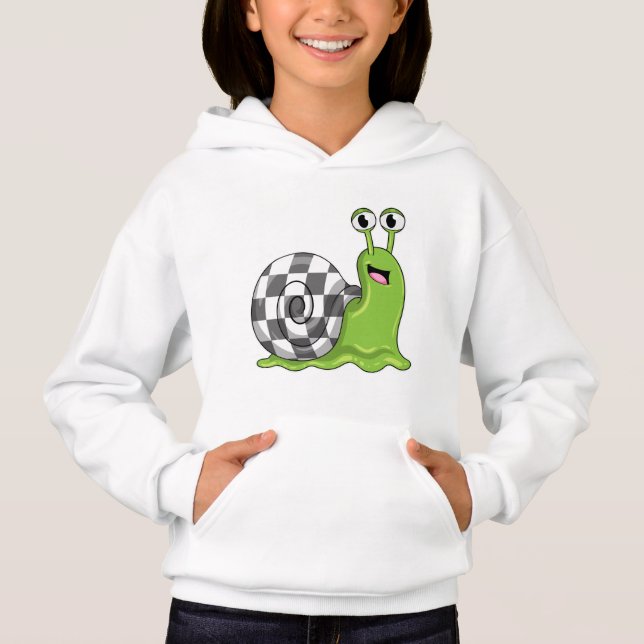 Schach mit Schachbrett Hoodie (Vorderseite)