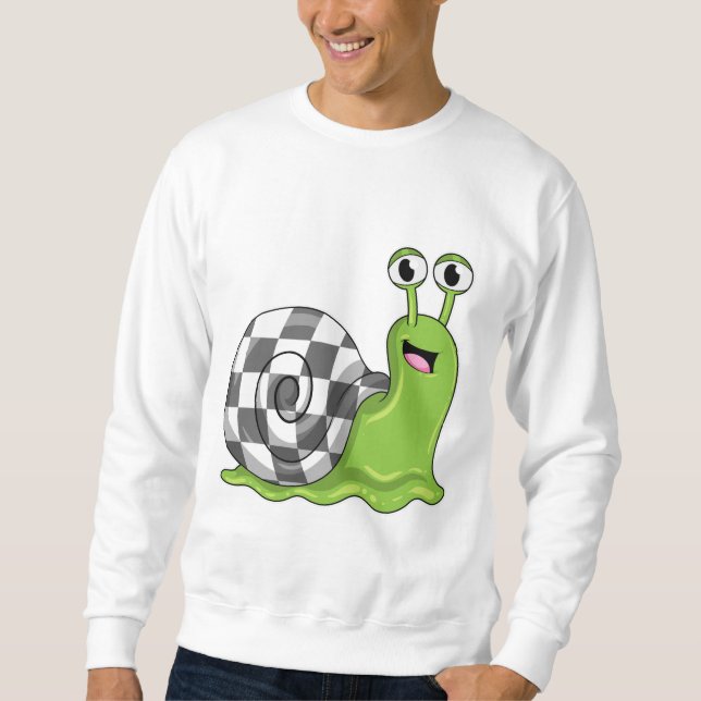 Schach mit Schachbrett Sweatshirt (Vorderseite)