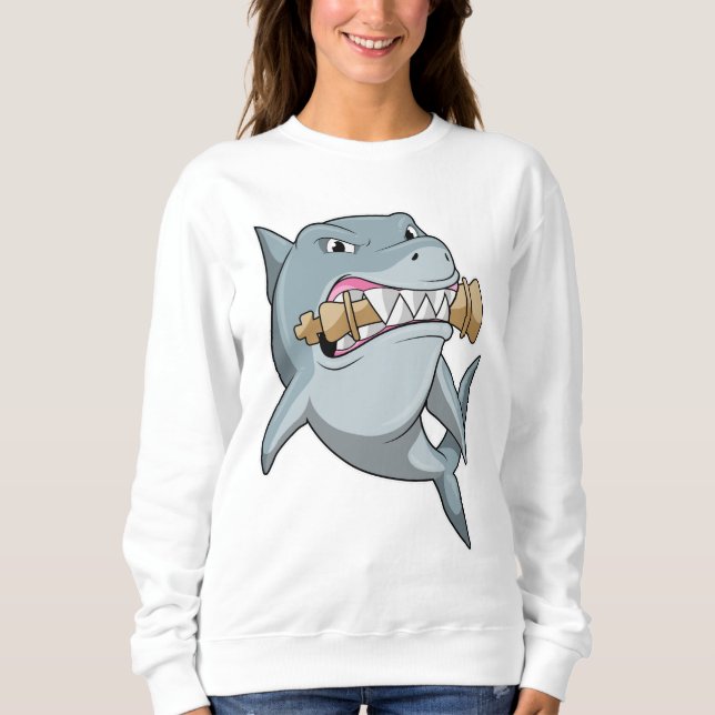 Schach mit Schachstück King Sweatshirt (Vorderseite)