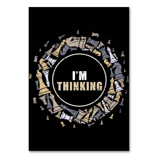 Schach Nerd Schach Lover Geschenk Schach Tischnummer (Vorderseite)