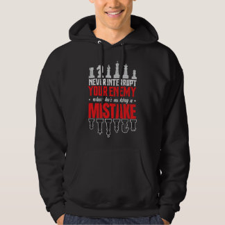 Schach Nie Unterbrechen Lustige Brettspiel Liebhab Hoodie