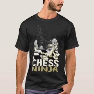 Schach Ninja Schach Spieler Schach Club Lover T-Shirt